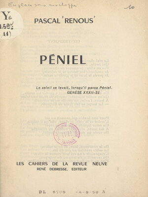 cover image of Péniel